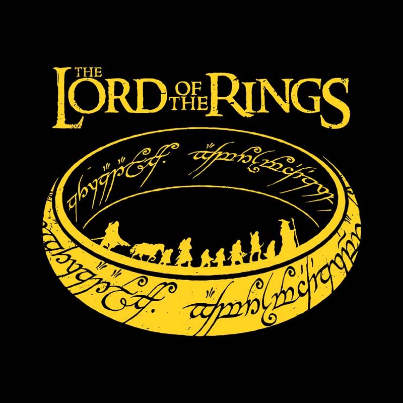 El señor de los anillo (Lord of the rings) camiseta