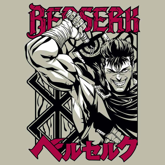 Guts El Guerrero Negro (Berserk) Camiseta